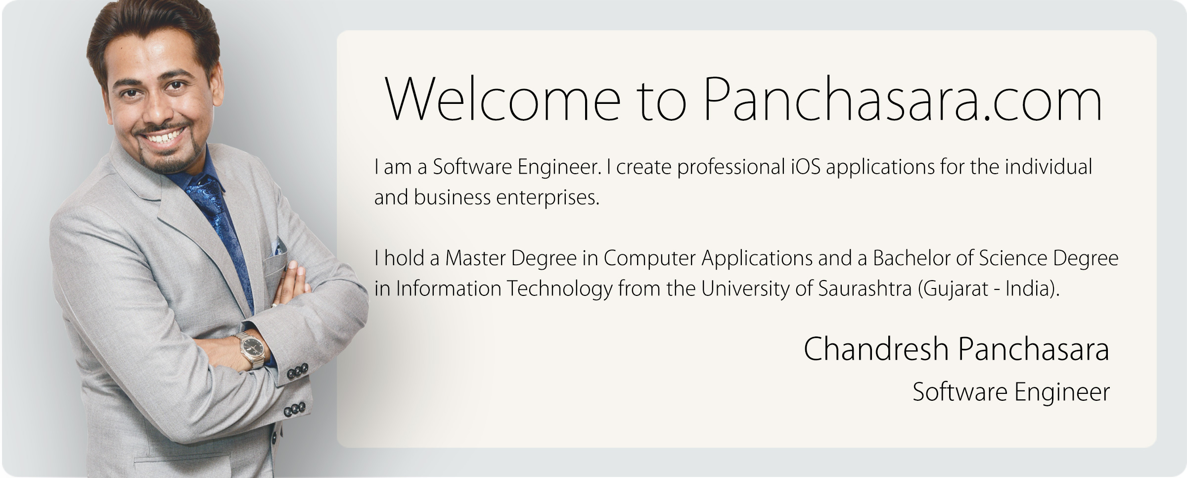 Panchasara Technologies | Chandresh Panchasara | Software Engineer iOS | The Complete iOS App Developer | Software Company in Junagadh | Software Companies in Junagadh